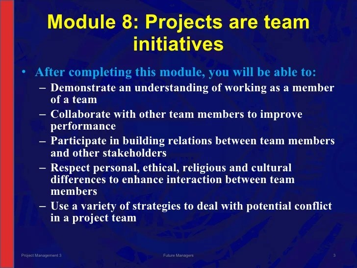 NCV 3 Project Management HandsOn Support Slide Show