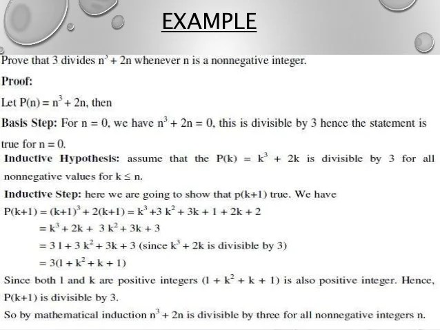 Proof by Counter Example & Mathematical Induction