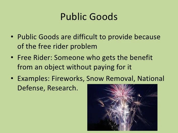 Public Goods and Common Resources (By Blake and Paul)