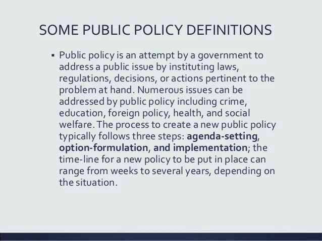 flymilesdesigns Public Policy Process Definition
