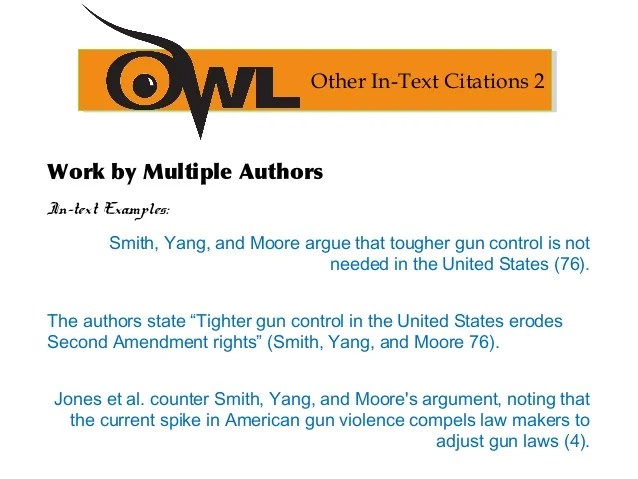 Purdue owl mla format