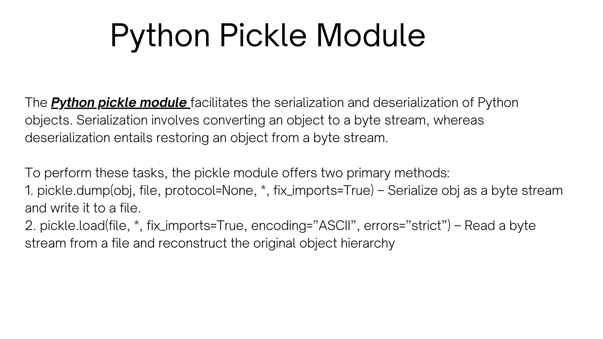 Python Pickle Module.pdf