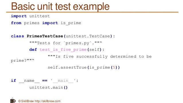 Python Programming Essentials M39 Unit Testing