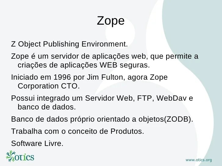 Welcome to Zope — Zope Project and Community.
