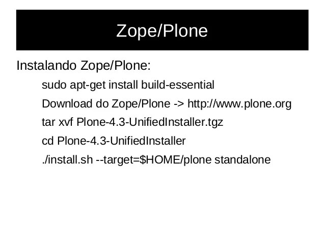 Zope Application Server — Plone Documentation v5.2