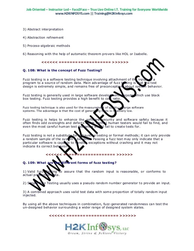 QA Interview Questions QA Testing Interview Questions & Answers