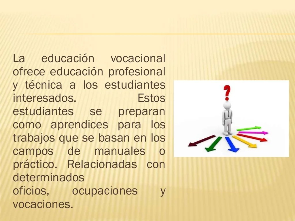 Que es la orientación vocacional