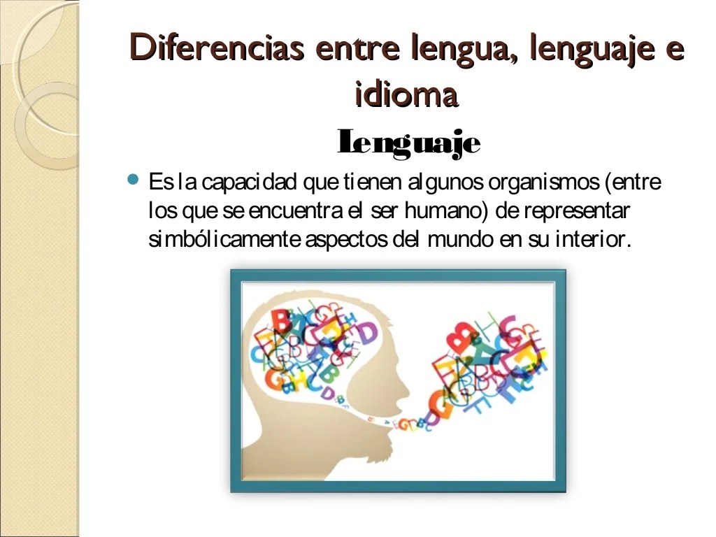 Qué es el lenguaje