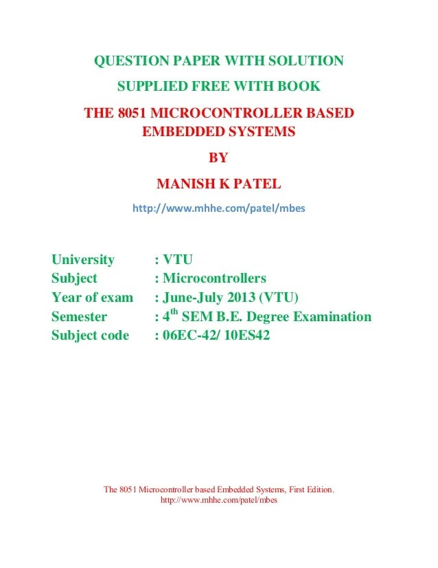 Microcontroller Based System Design Mcq Captions Trending