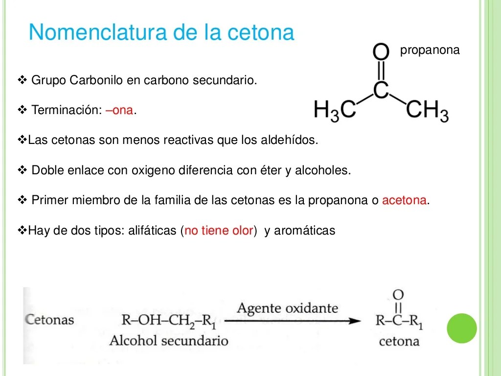 Quimica cetonas