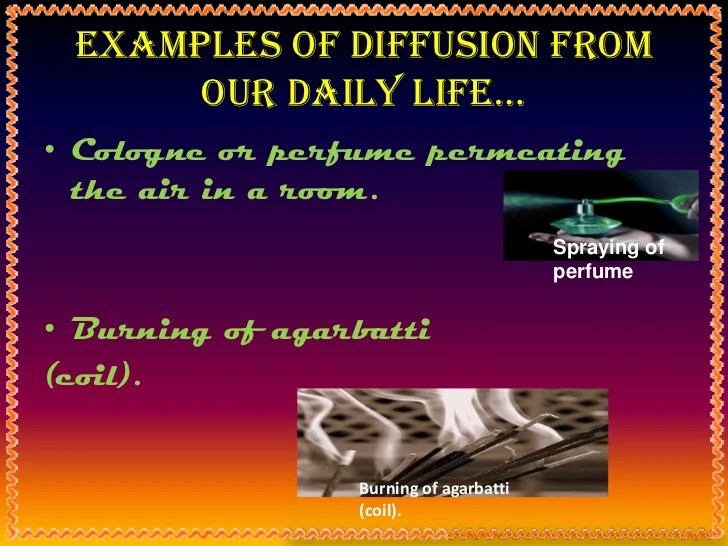 Rate of diffusion