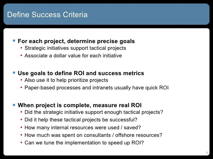 Real World Examples of Succesful Enterprise Content Management Strate…