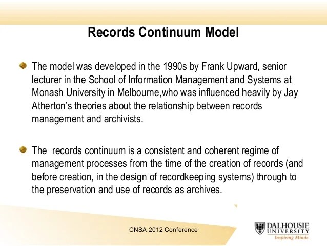 Records Continuum Model