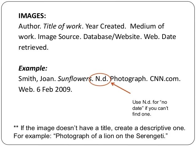 Reference lists and citations mla version