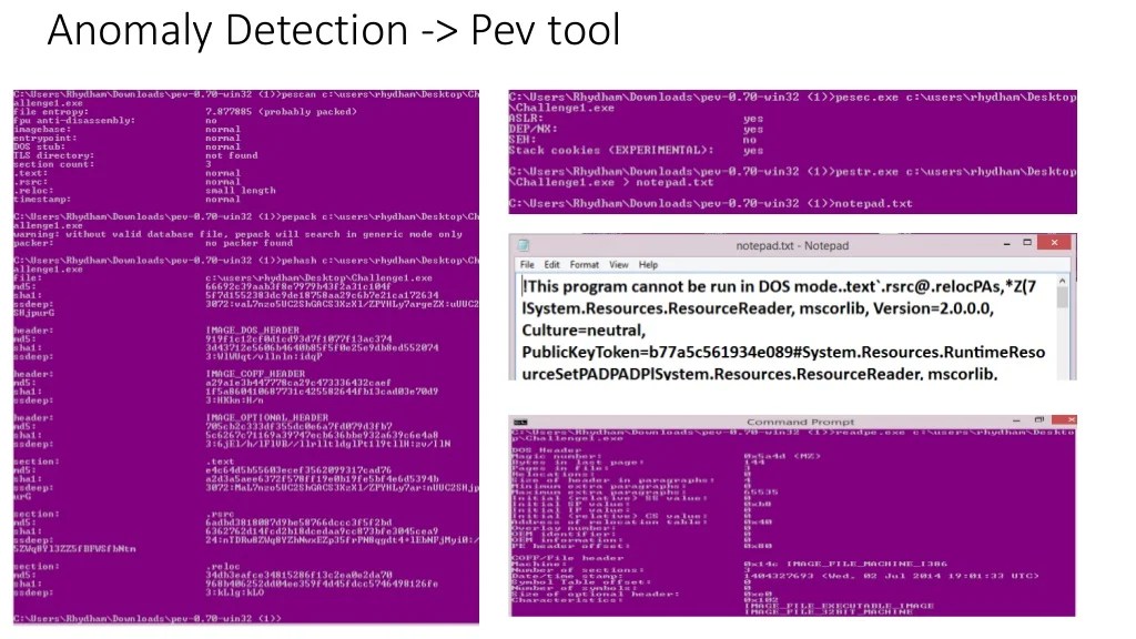Remnux tutorial1 Statically Analyse Portable Executable(PE) Files
