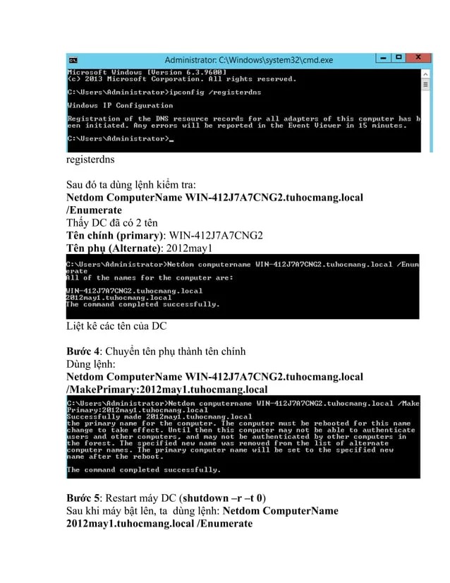 Rename domain controller server 2012 PDF