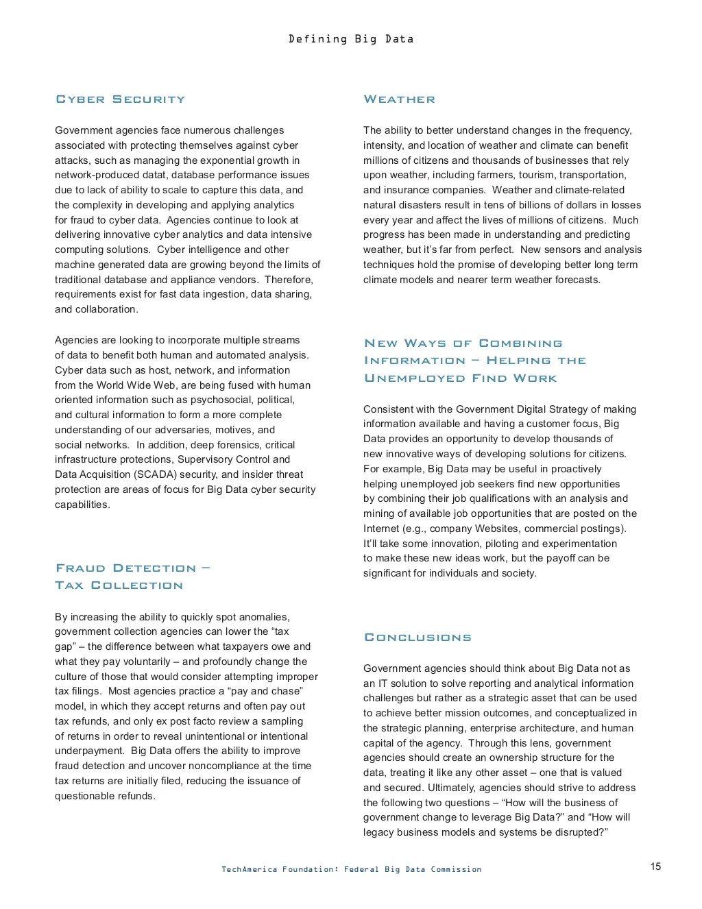 Report case study big data