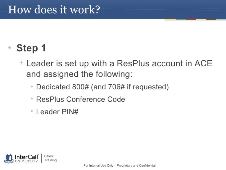 Reservationless plus overview