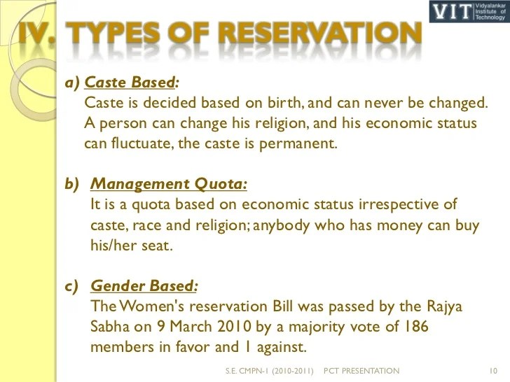 Reservation Presentation