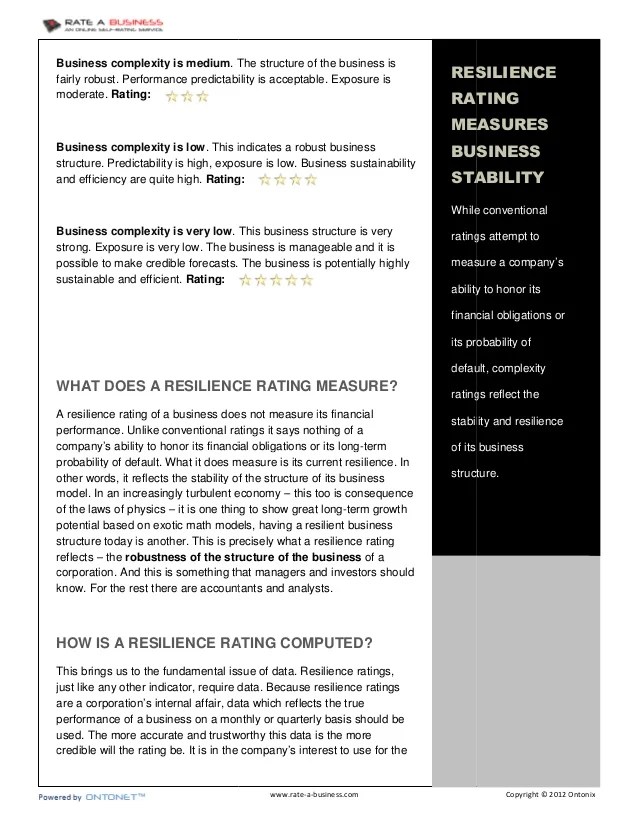 Resilience rating white_papernov 2012