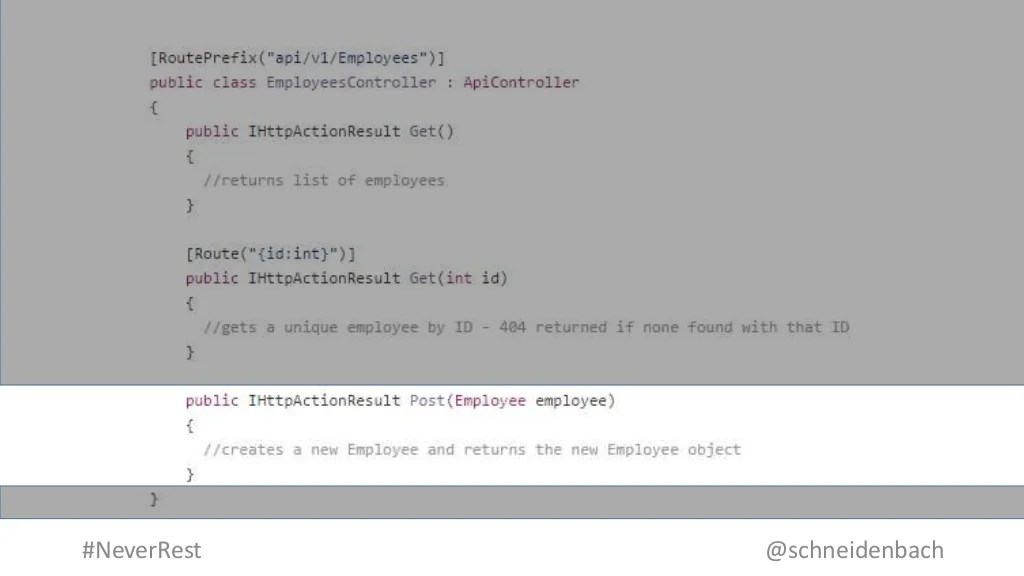 RESTful API Design Best Practices Using Web API