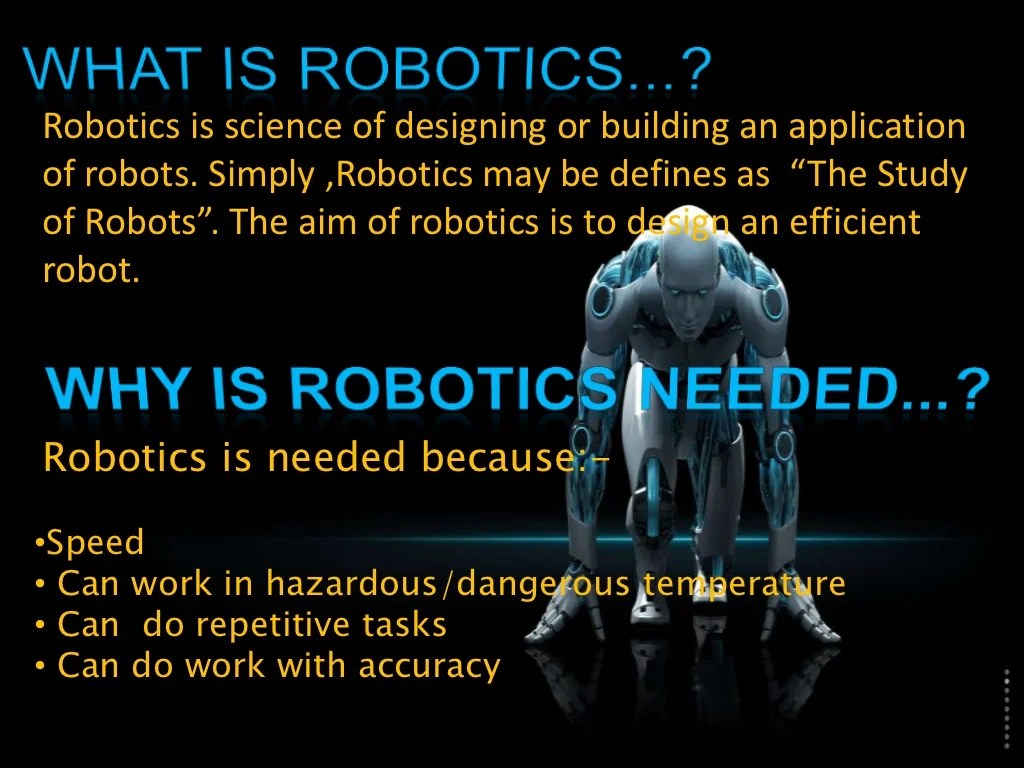 Robotics project ppt