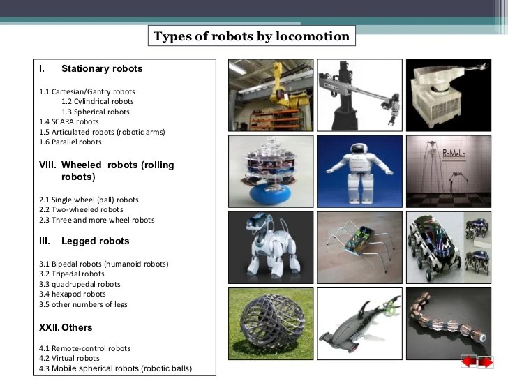 Robots presentation Robots presentation