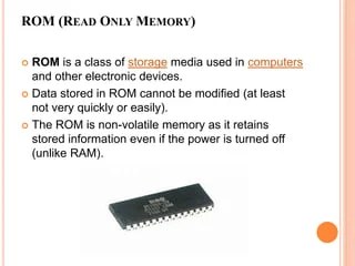 Read Only Memory | PPTX