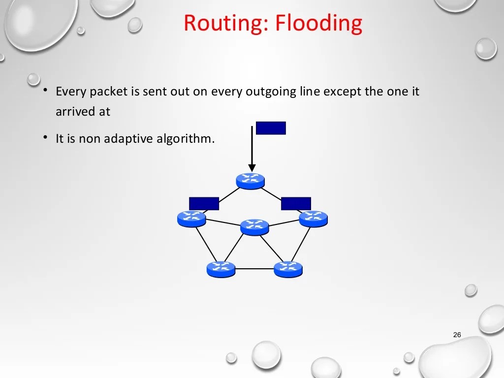 Routing algorithm network layer