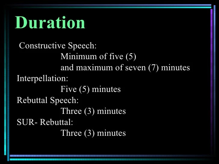 Rules and Guidelines on Debate Competition