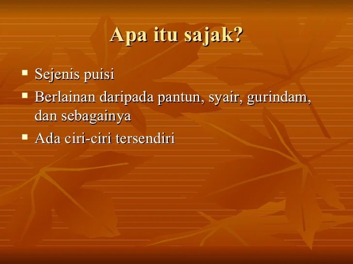 Sajak