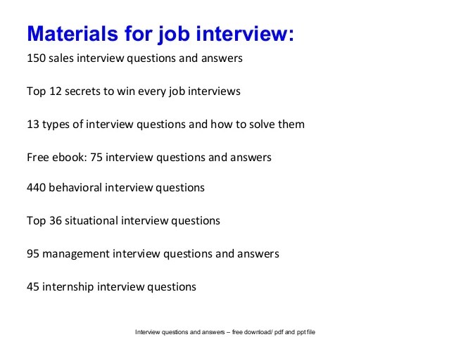 Sales trainee interview questions