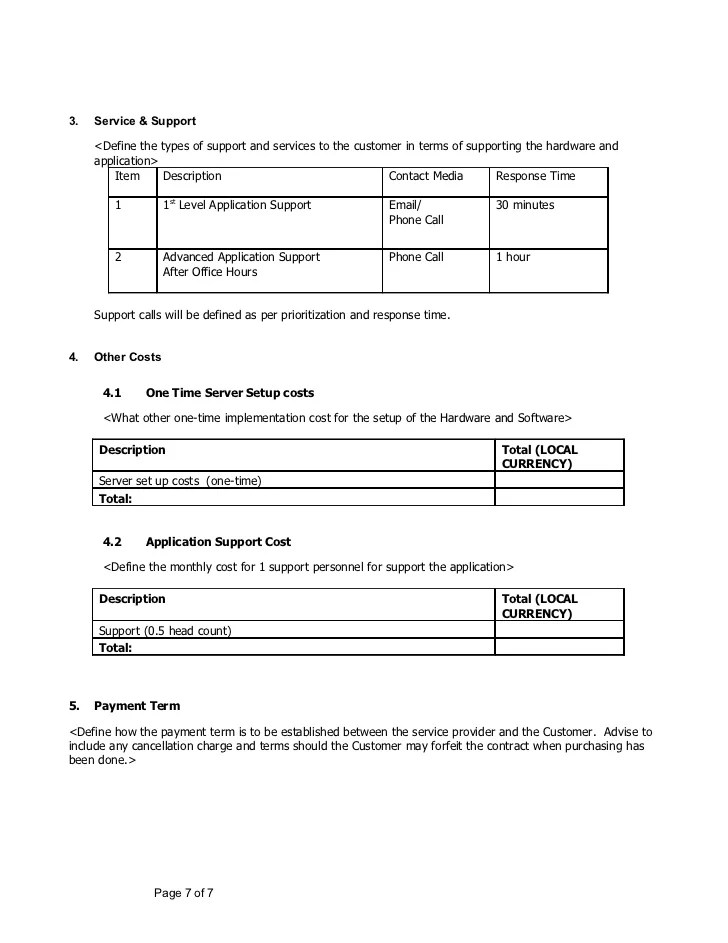 Sample Document On Hardware Software Proposal