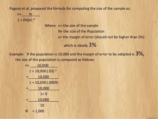 Proportion Formula For Sample Size New Sample l