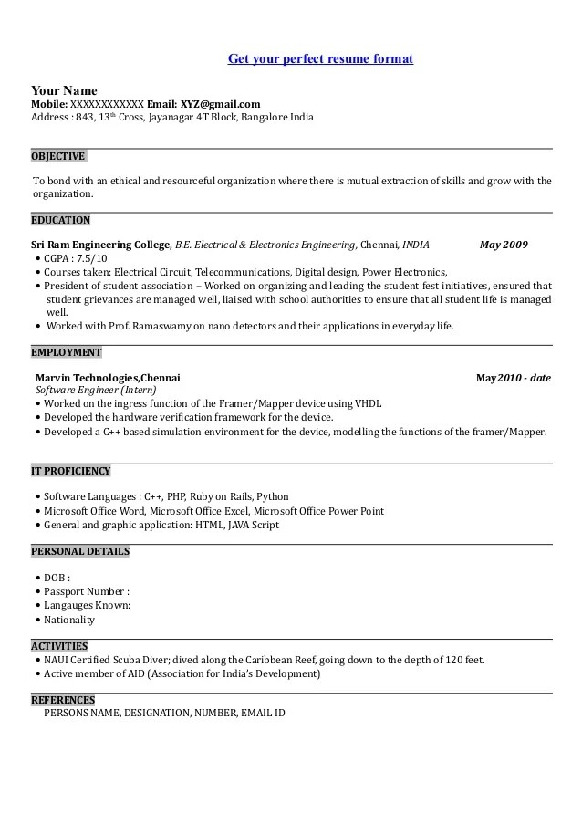 Senior software engineer resume sample