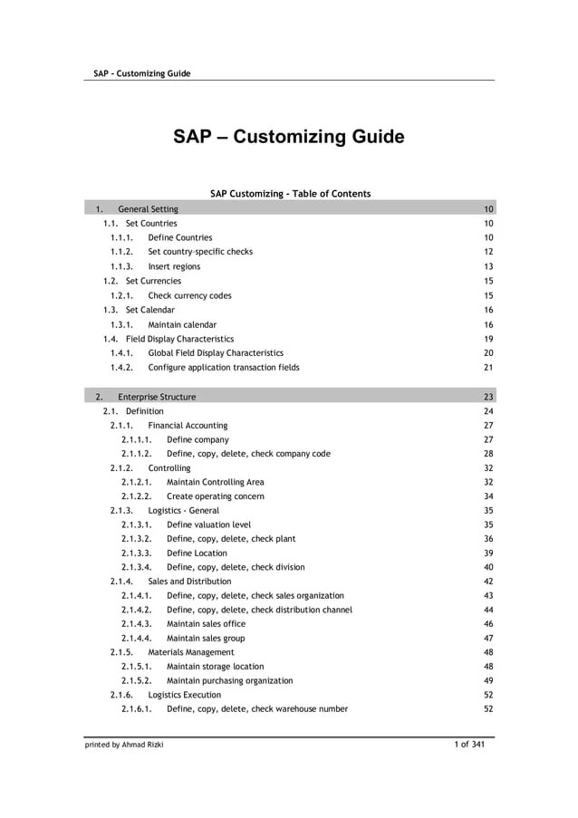 Sap configurationguide PDF