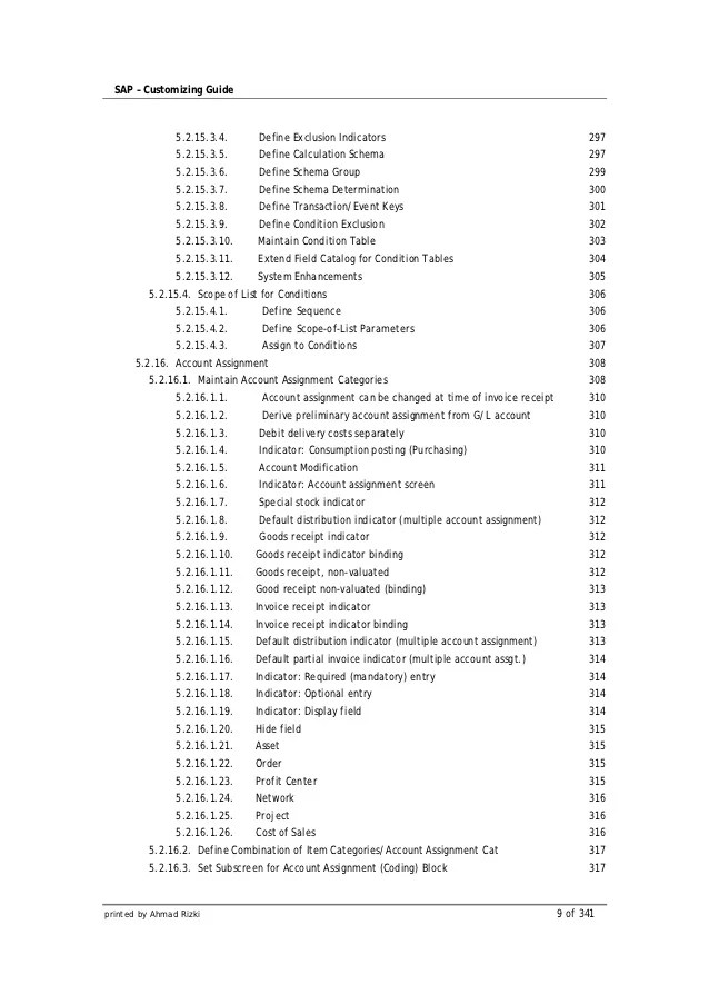 Sap configurationguide
