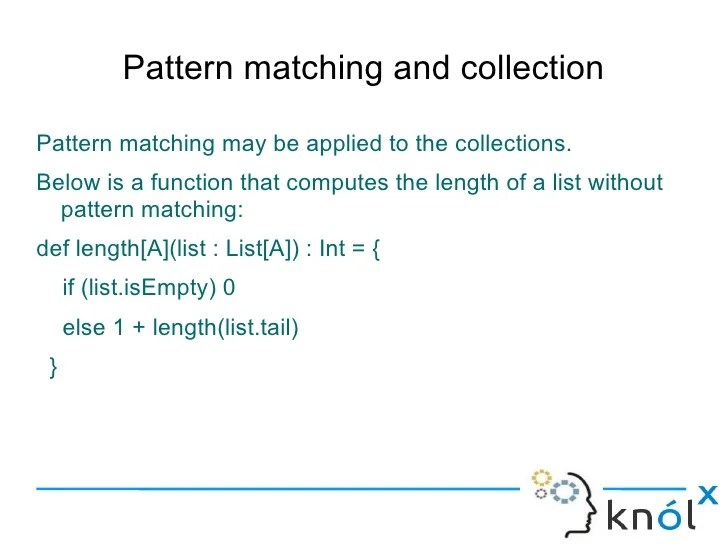 Introducing Pattern Matching in Scala