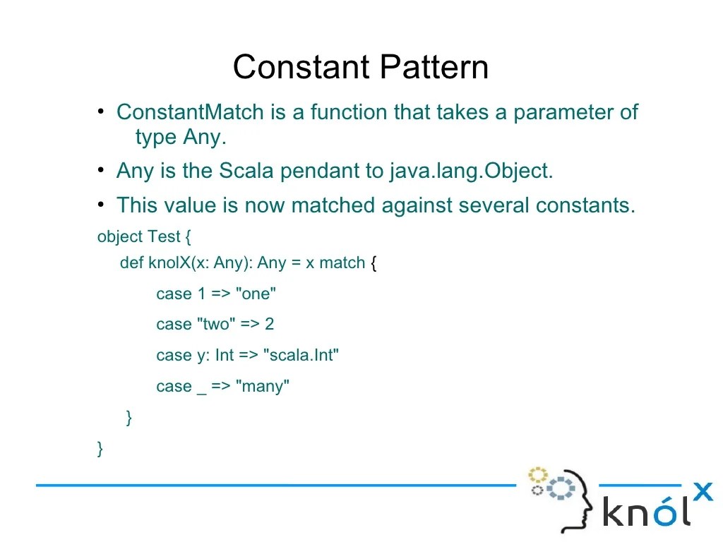 Introducing Pattern Matching in Scala