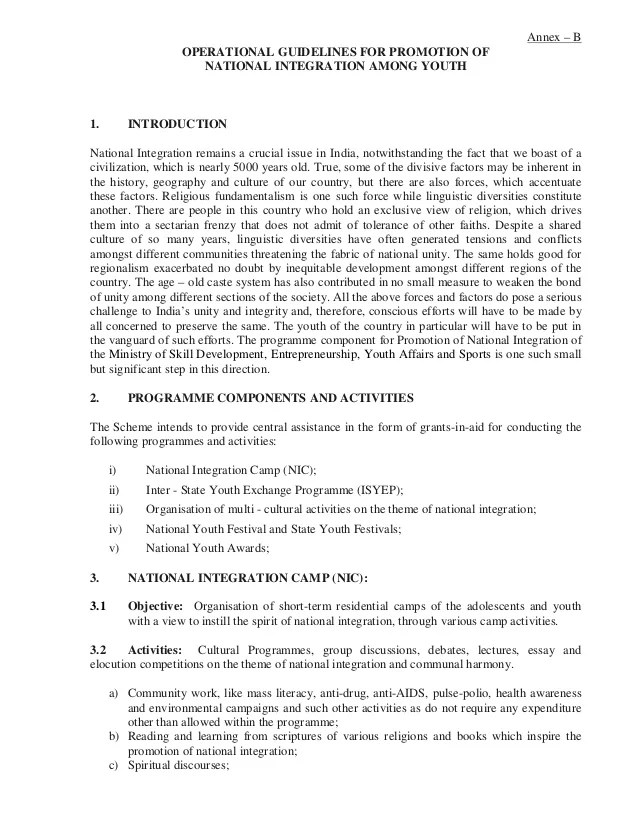 Essay on national integration and communal harmony facebookthesis.web
