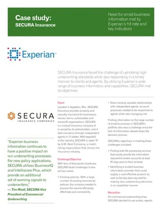 Case Study - SECURA | PDF