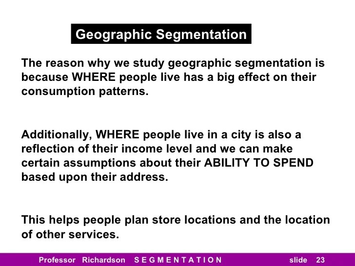 Segmentation
