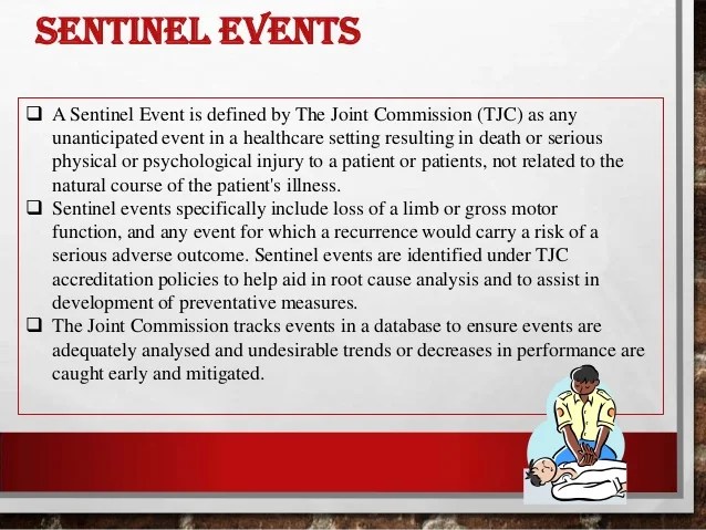Sentinel event