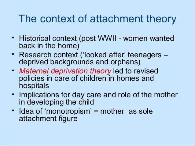 Session 2 Attachment Theory Presentation