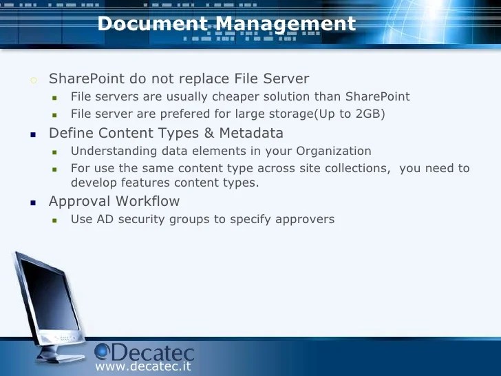 Sharepoint Best Practices