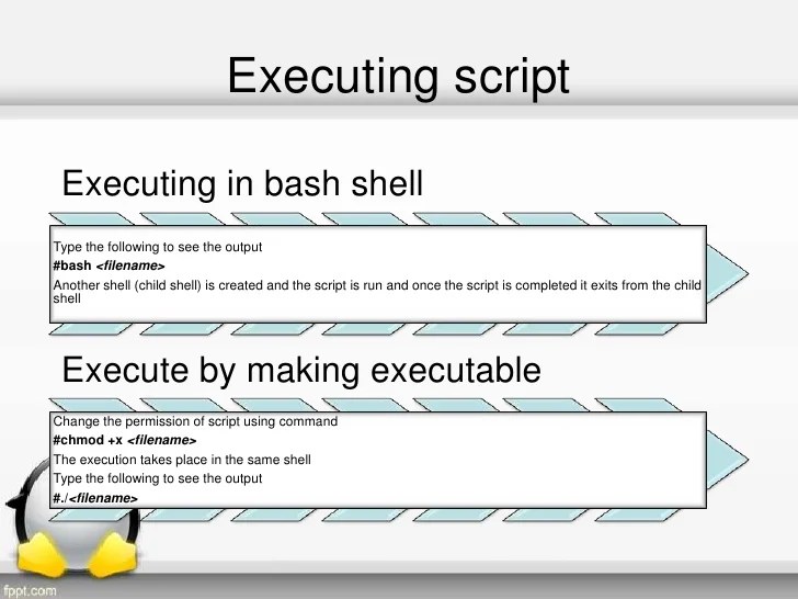 Shell scripting