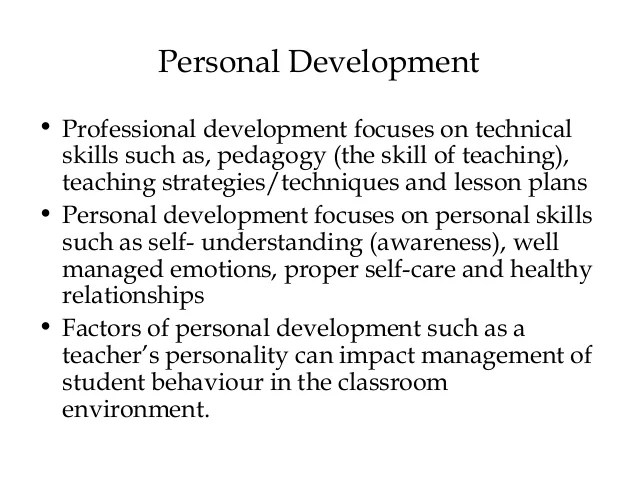 Personal development plan UKEssays.com
