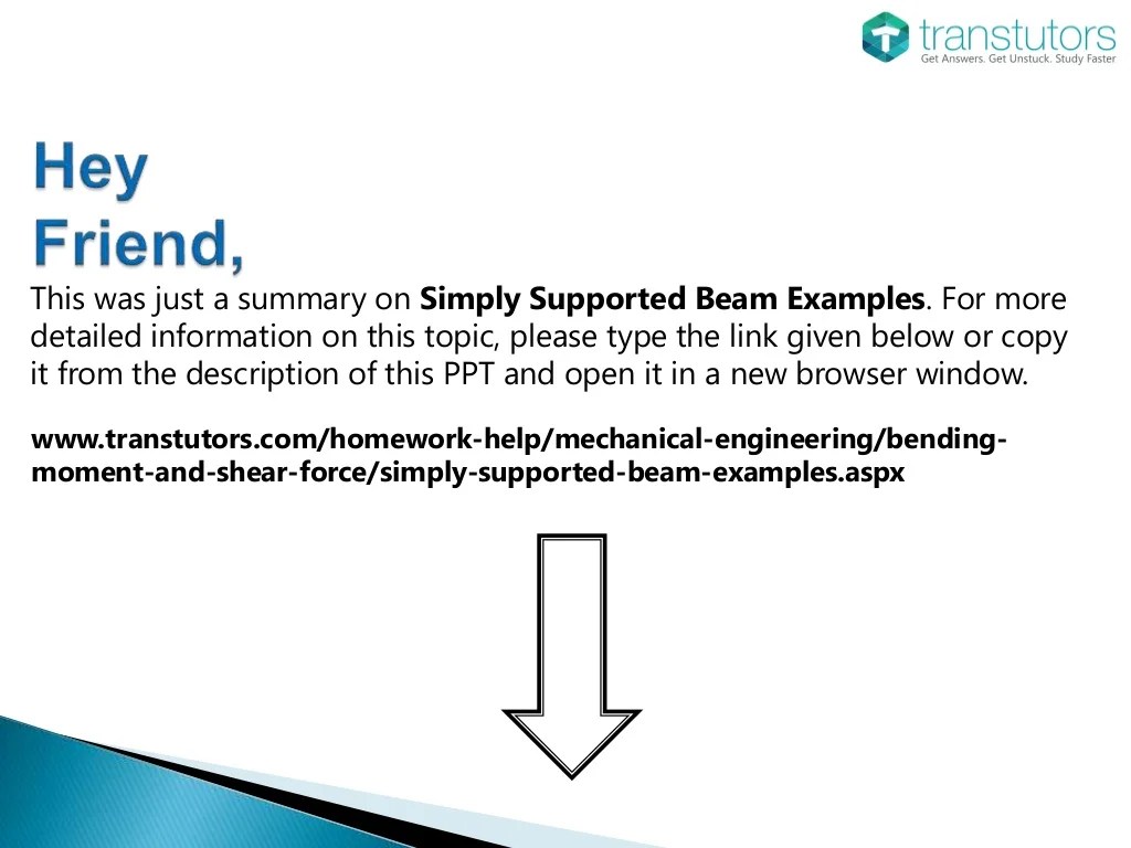 Simply Supported Beam Examples Mechanical Engineering