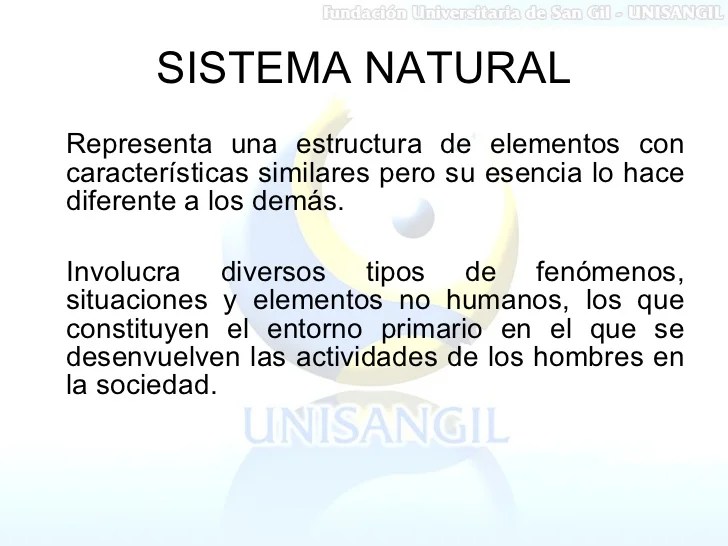 Sistema Natural