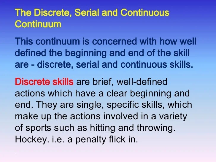 Skill classification